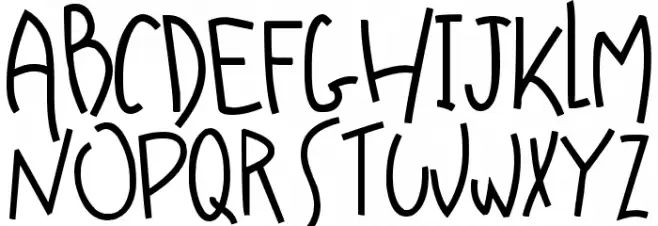 Stays In The Cave! Schriftart Groß