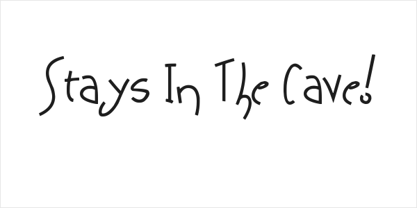 Stays In The Cave! Logo