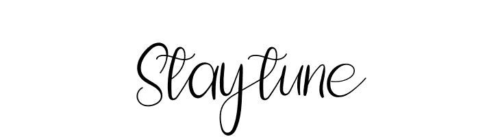 Staytune  免费字体下载