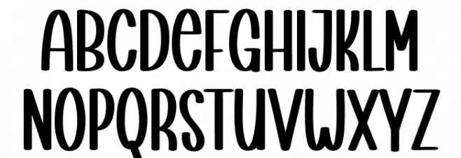 Staywork Font UPPERCASE