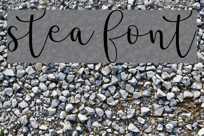 Stea Font examples