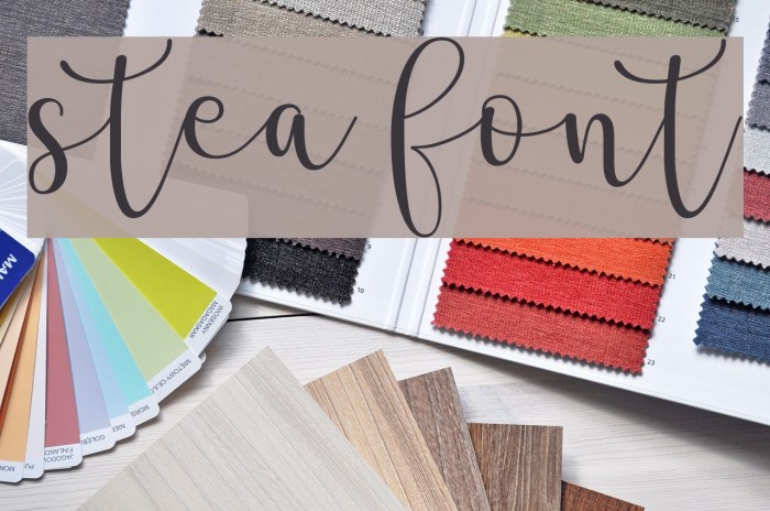 Stea Font examples