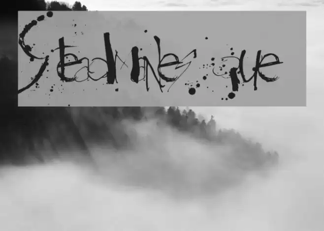 Steadmanesque Font examples