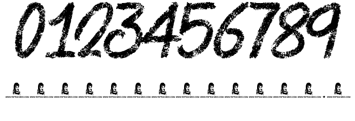 Steady Rain Font OTHER CHARS