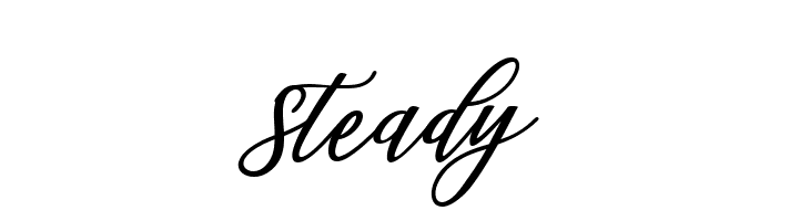 Steady  Frei Schriftart Herunterladen