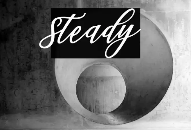 Steady Font examples