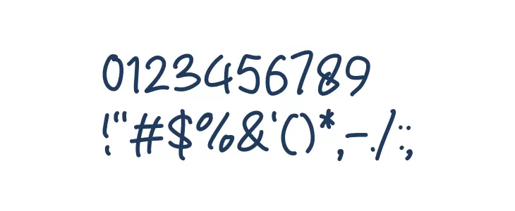 Steak Break Font OTHER CHARS