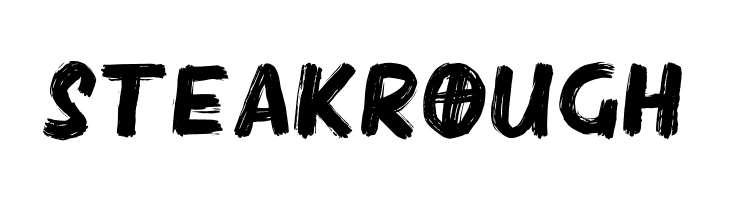 SteakRough  font caratteri gratis