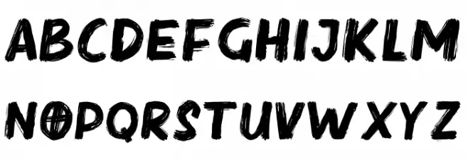 SteakRough Шрифта ВЕРХНИЙ