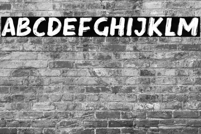 SteakRough Font examples