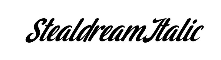 Stealdream Italic  font caratteri gratis