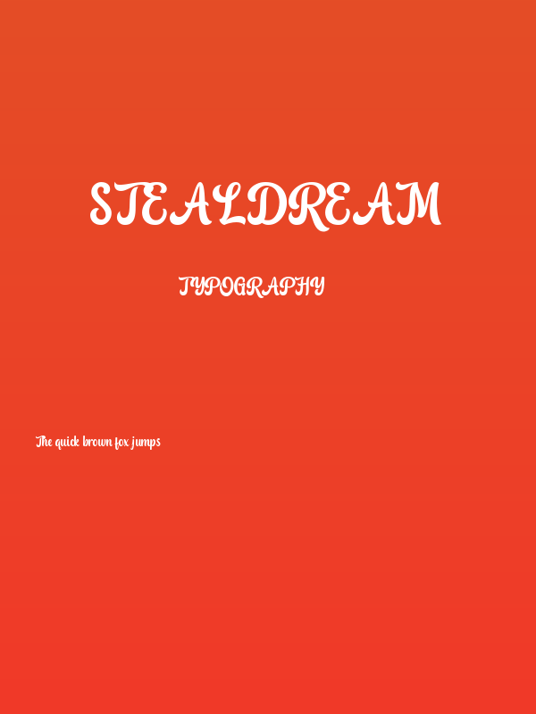 Stealdream Poster