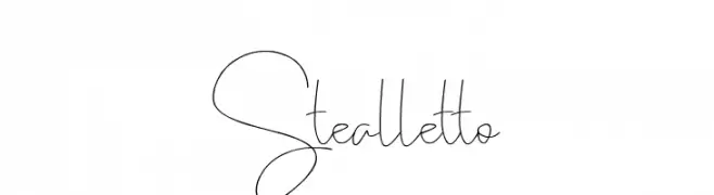 Stealletto  Скачать бесплатные шрифты