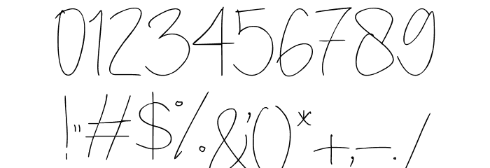 Stealletto Font OTHER CHARS