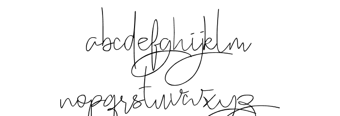 Stealletto Font LOWERCASE