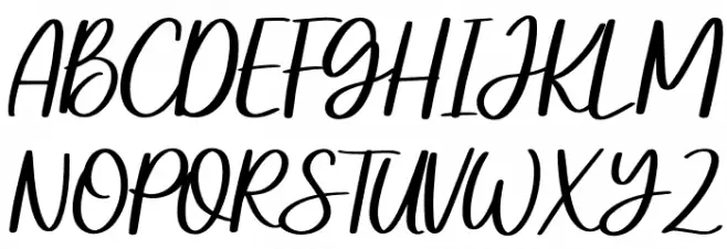 Steally Grace Demo Font Litere mari
