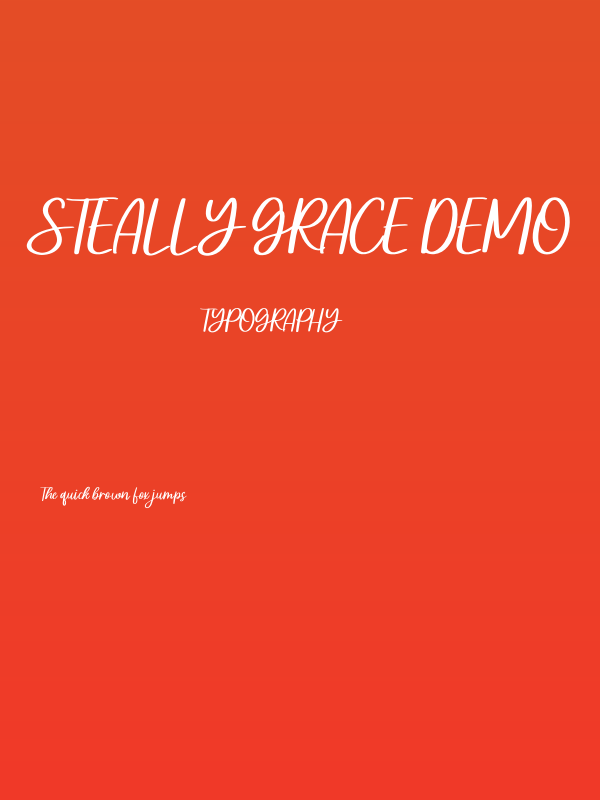 Steally Grace Demo Poster