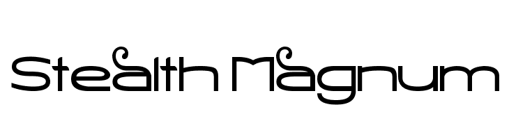 Stealth Magnum  Frei Schriftart Herunterladen