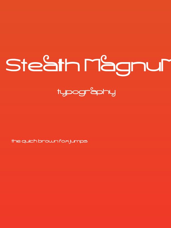 Stealth Magnum Poster