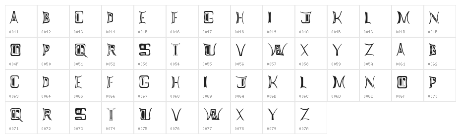 Steam Concave Regular Character Map