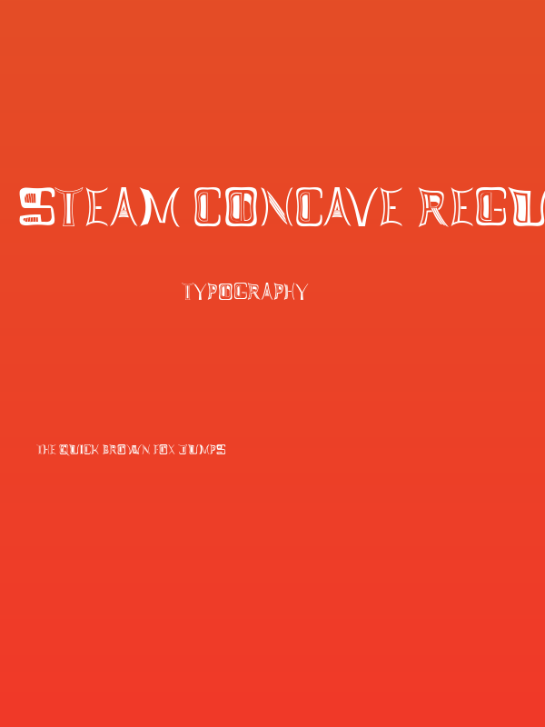 Steam Concave Regular Poster