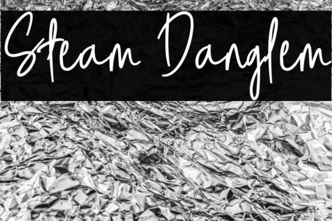 Steam Danglem Font examples