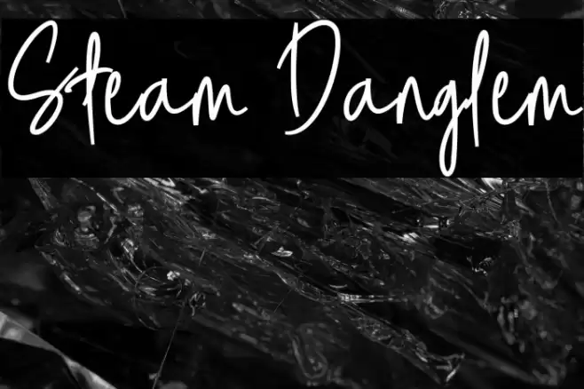 Steam Danglem Font examples