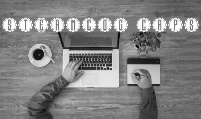 Steamcog Caps Font examples