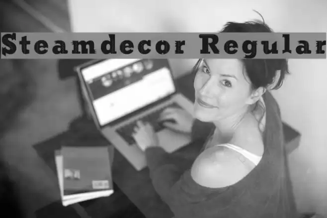Steamdecor Regular Font examples