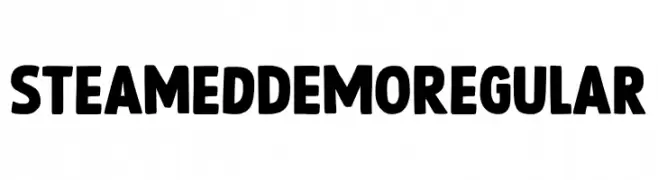 Steamed DEMO Regular  Frei Schriftart Herunterladen