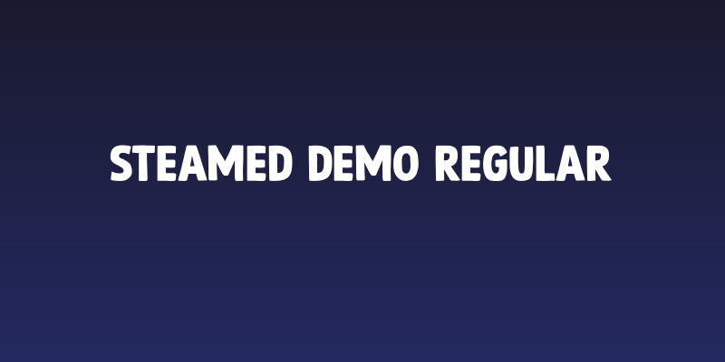 Steamed DEMO Regular Social Header