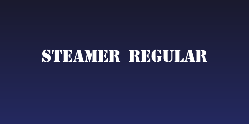 Steamer Regular Social Header