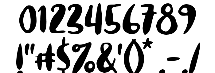 Steaming Grill Font OTHER CHARS