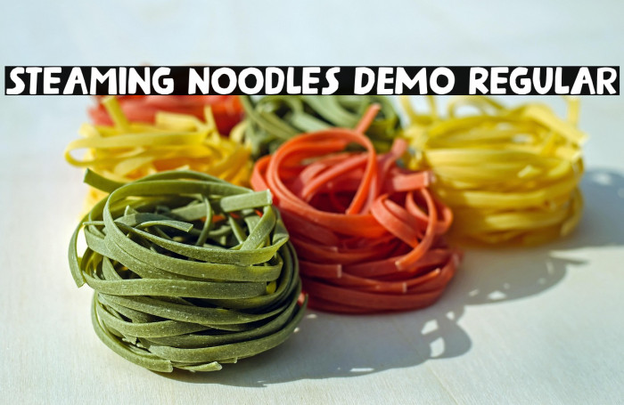 Steaming Noodles DEMO Regular Example 3