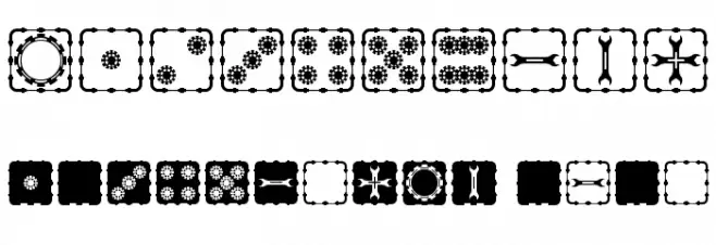 Steampips d6 Font Alte caractere