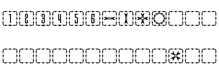 Steampips d6 Font LOWERCASE
