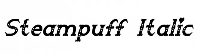 Steampuff Italic 