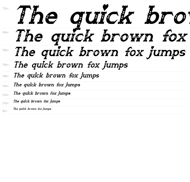 Steampuff Italic Waterfall