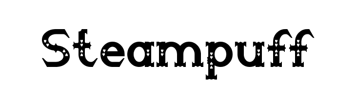 Steampuff Font