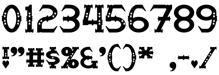 Steampuff Font Alte caractere