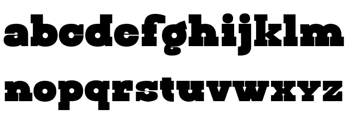 Steampunk Font LOWERCASE