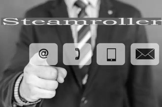 Steamroller Font examples