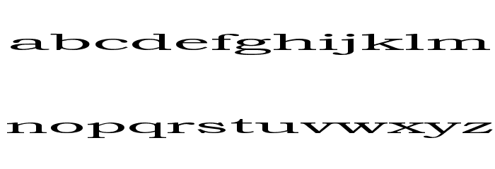 Steamroller Font LOWERCASE