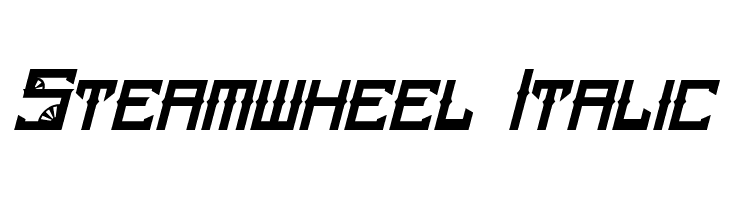 Steamwheel Italic  免费字体下载