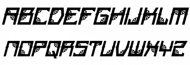 Steamwheel Italic Font UPPERCASE