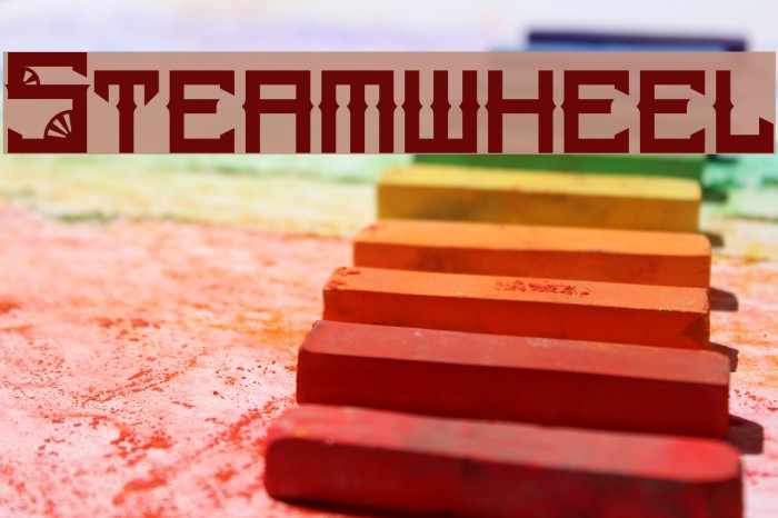 Steamwheel Font examples