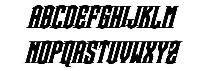 Steamwreck Bold Italic फ़ॉन्ट लोअरकेस