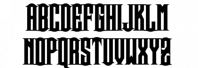 Steamwreck Bold Schriftart Groß