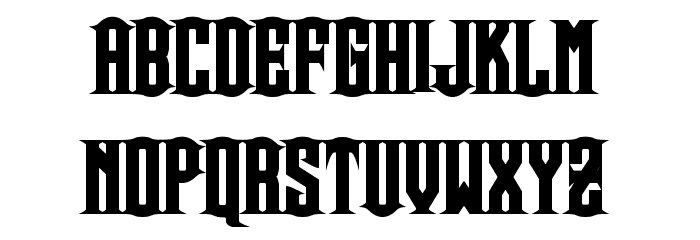Steamwreck Bold Font Litere mici