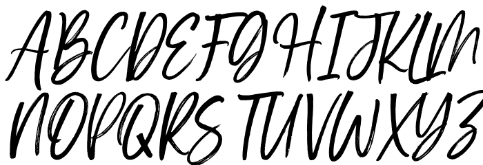 Steamy Miracles personal use Font UPPERCASE